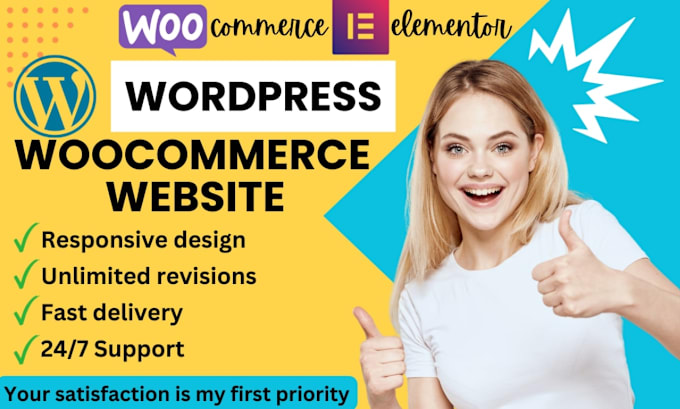 Gig Preview - Develop wordpress ecommerce website using woocommerce