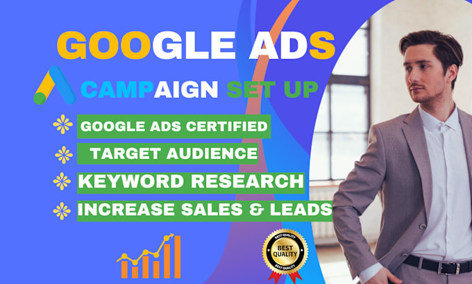 Gig Preview - Design google ads campaign, ads adwords  conversation tracking