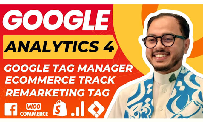 Gig Preview - Setup google analytics 4,ga4 ecommerce tracking with gtm