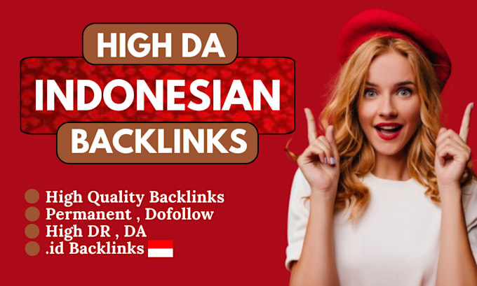 Gig Preview - Publish indonesian guest posts with permanent high da 50 indonesian backlinks