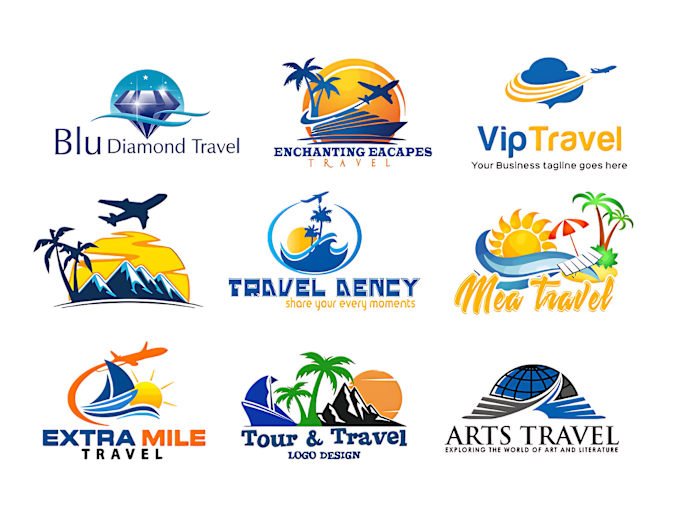 Gig Preview - Do modern travel hotel beach mountain adventure and outdoor logo design