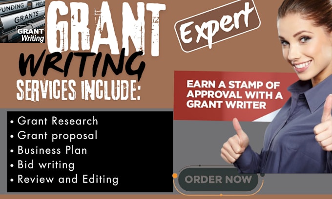 Gig Preview - Do grant research, grant proposal, business plan , for your business tags