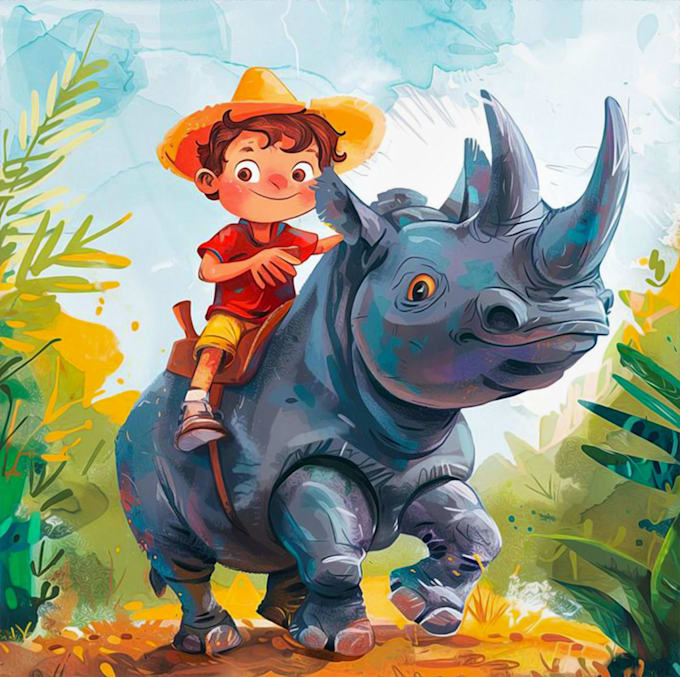 Bestseller - create a beautiful watercolor children story book illustration