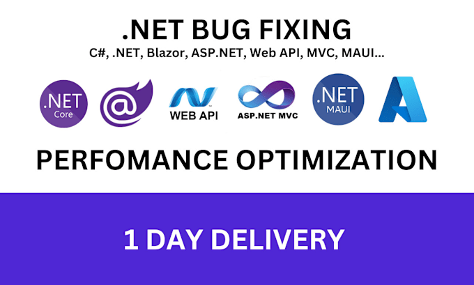 Gig Preview - Fix bugs in asp net dotnet blazor, web API, mvc, maui or azure