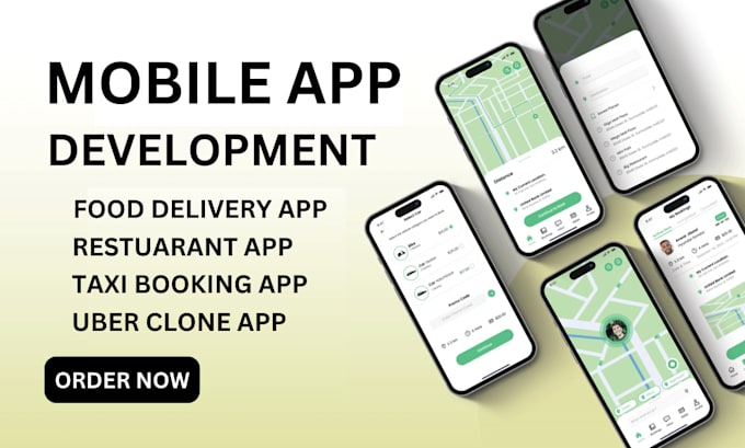 Gig Preview - Build multi store restaurant food delivery app, taxi booking app, uber clone app