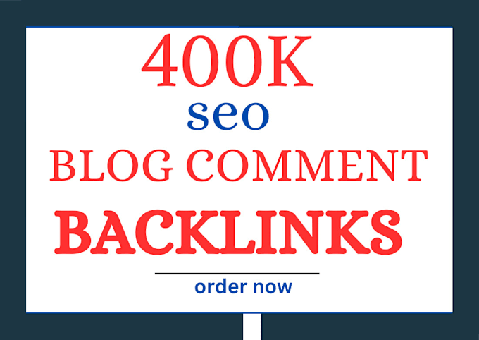 Gig Preview - Do 400k dofollow blog comment backlinks for off page seo