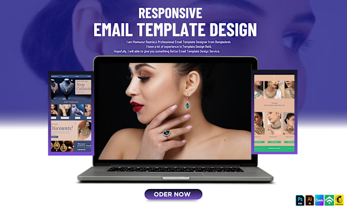 Gig Preview - Create a responsive email template, within a day