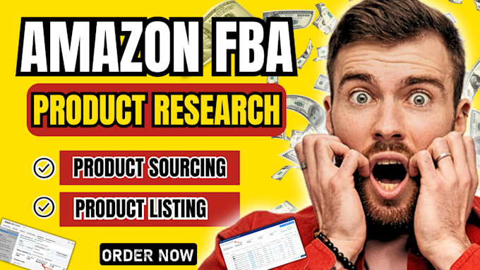 Gig Preview - Do amazon fba product research  find winning product for fba private label