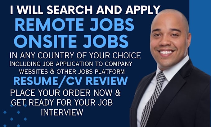 Gig Preview - Help you navigate your job search remote jobs onsite job find job on your behalf