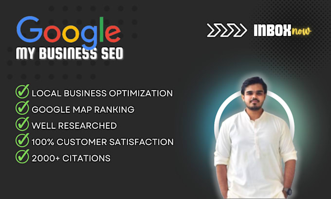 Gig Preview - Google my business SEO for your business and monthly services and citations