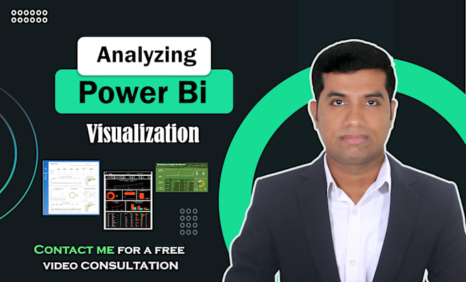 Gig Preview - Automate your data analysis with power bi dashboard