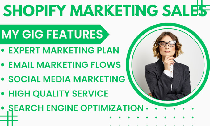 Gig Preview - Do shopify sales, shopify marketing, shopify manager, shopify store advertising