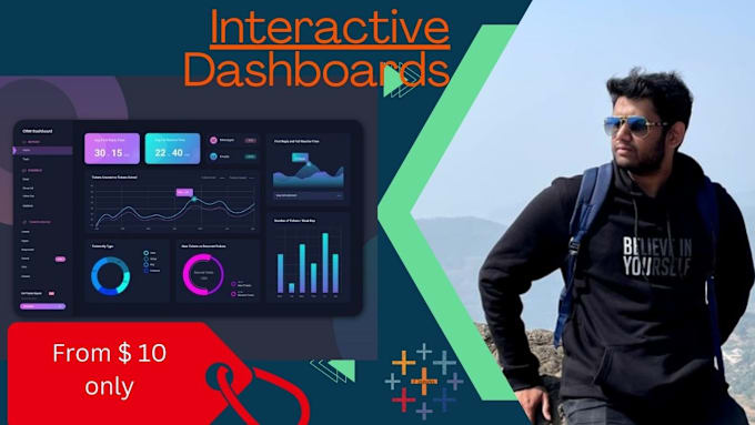 Gig Preview - Make dashboards using tableau