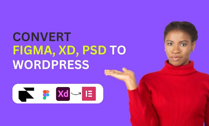 Bestseller - convert figma,PSD to wordpress and more with elementor pro