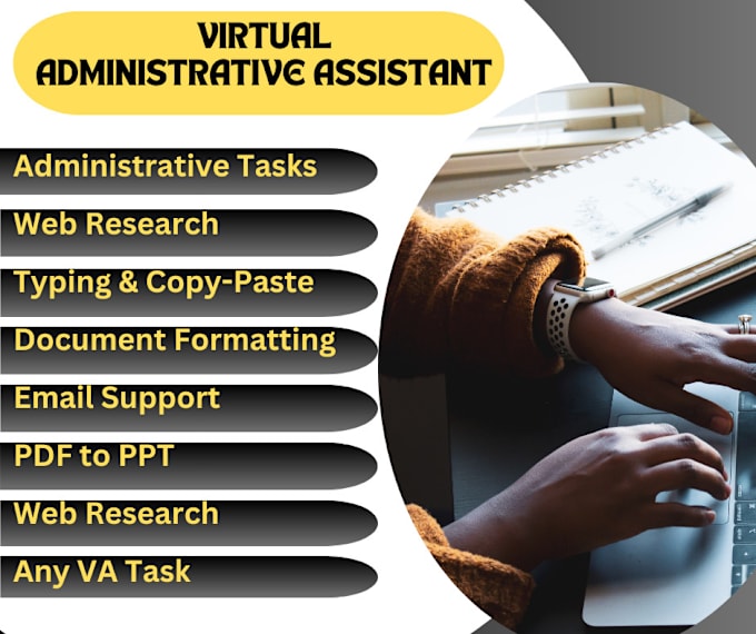 Gig Preview - Be your personal administrative virtual assistant