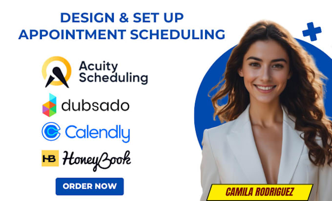 Gig Preview - Set up dubsado calendly, acuity scheduling and honeybook crm