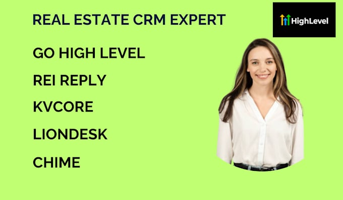 Bestseller - do gohighlevel ghl rei reply kvcore chime followupboss liondesk real estate crm