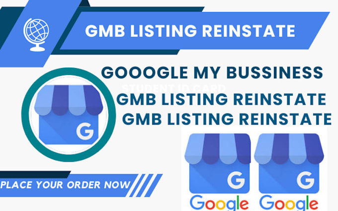 Gig Preview - Reinstate gmb suspended google my business listing local seo gmb map listing