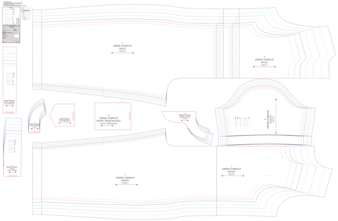 Gig Preview - Make digital sewing pattern, PDF, ai, dxf, projector