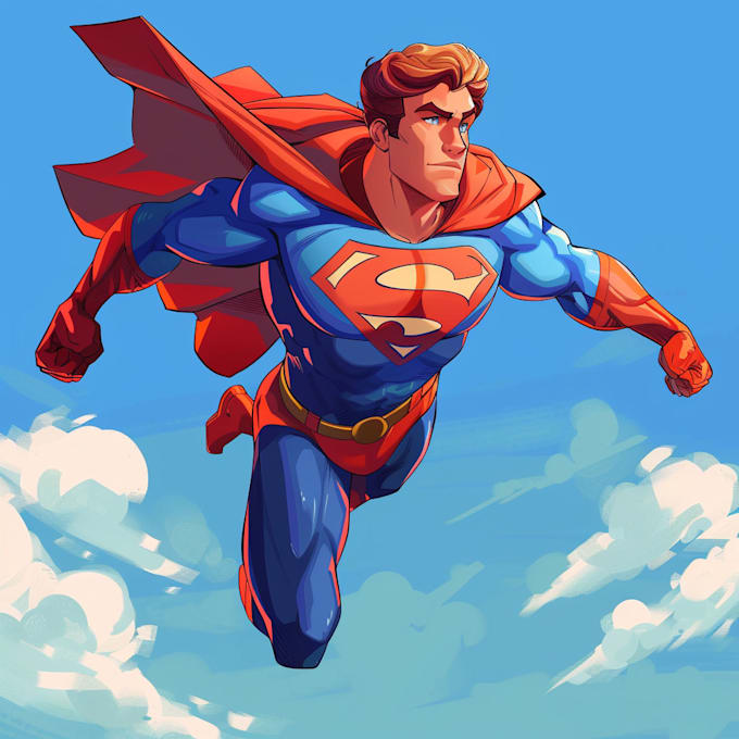 Gig Preview - Desing your superhero cartoon character from photos