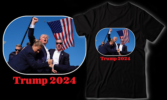 Gig Preview - Donald trump political t shirt design