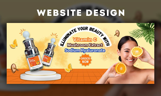 Gig Preview - Create eye catching website banner for websites