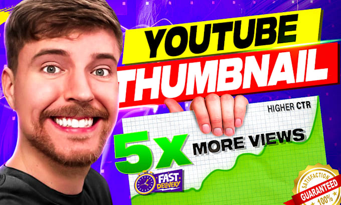 Gig Preview - Design high CTR best viral thumbnail for youtube