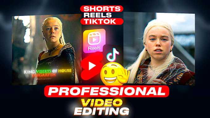 Gig Preview - Edit high quality short movie clip videos for tiktok,youtube