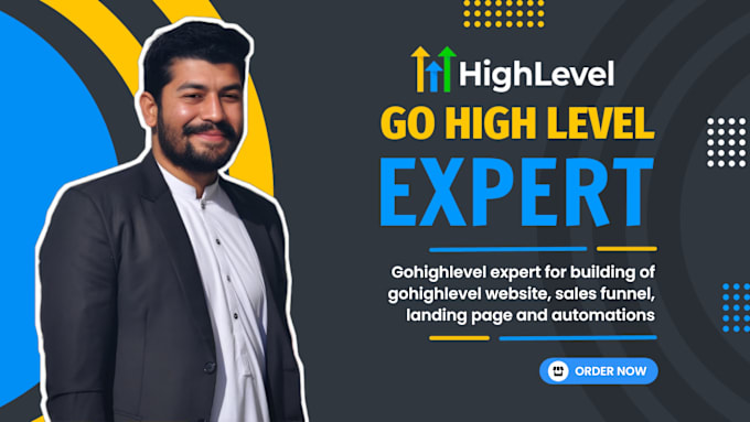 Gig Preview - Setup gohighlevel funnels, website, automations workflows