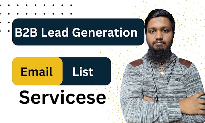 Gig Preview - Build a verified and vetted email list for b2b lead generation