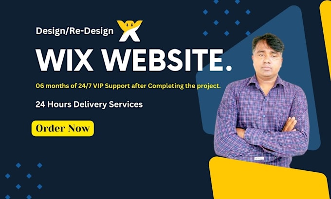 Gig Preview - Be wix website design,wix ecommerce website, wix redesign expert with wix studio