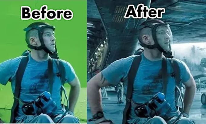 Gig Preview - Do chroma key green screen removal and background change