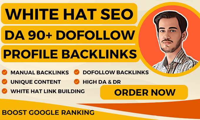 Gig Preview - Create high quality white hat seo profile backlinks link building