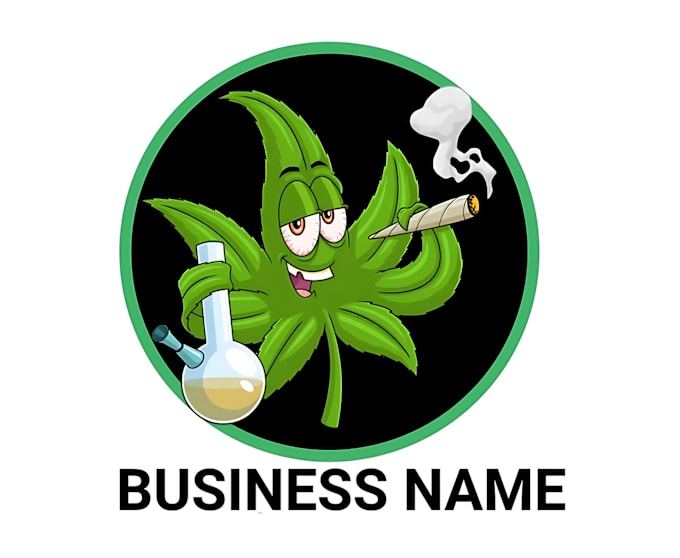 Gig Preview - Design cannabis weed marijuana hemp cbd oil logo in 8 hours