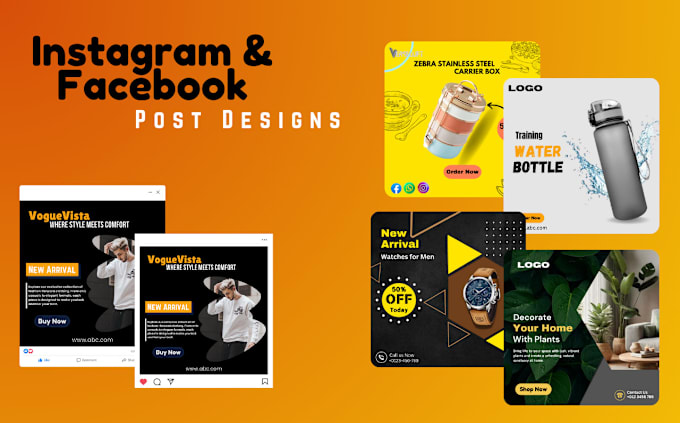 Gig Preview - Design social media creative ads and instagram posts