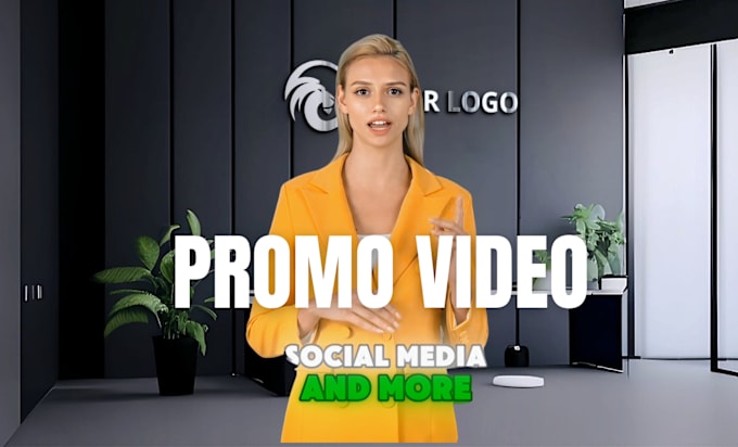 Gig Preview - Create realistic talking avatars with logo integration for corporate videos