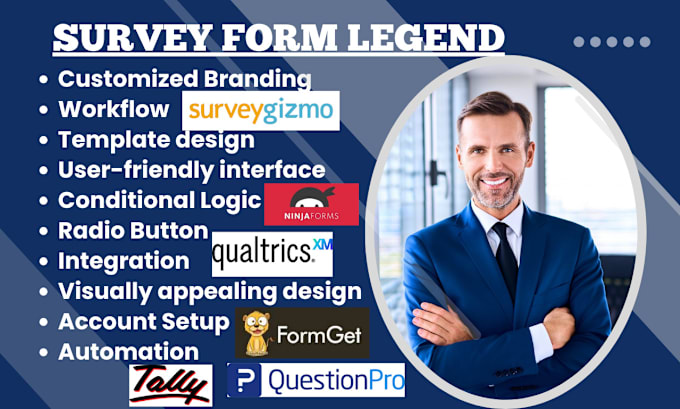 Gig Preview - Create tally questionpro qualtrics jotform microsoft form docusign pointer pro