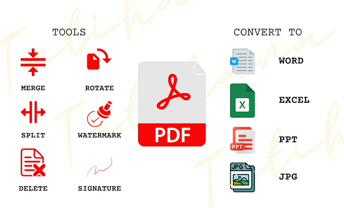 Bestseller - merge, split, rotate, delete, convert PDF to word, excel