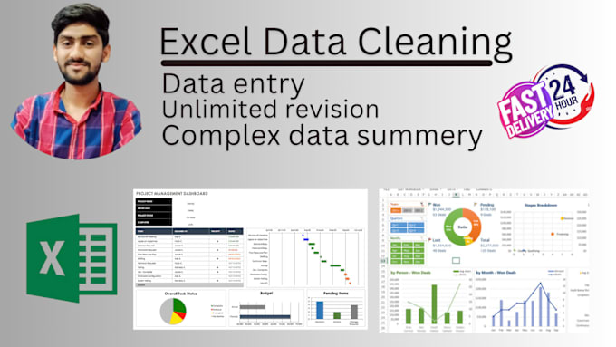 Gig Preview - Clean, organize, merge and format excel and CSV data