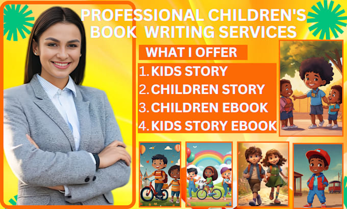 Gig Preview - Ghostwriter children story childrens book ghostwriter  kids story ebook