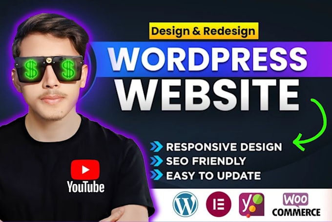 Gig Preview - Build wordpress website design for your business