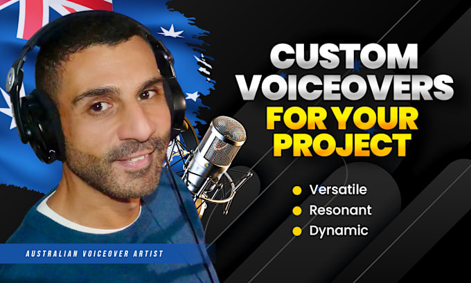 Bestseller - record a professional australian male voice over