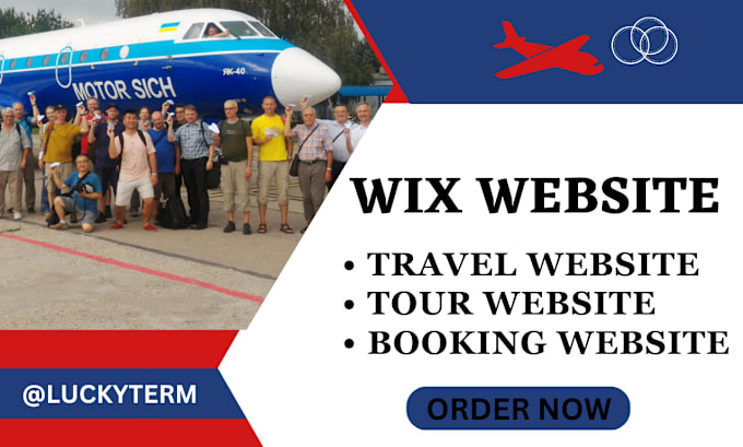 Gig Preview - Design wix travel website, trip advisor website, wix travel booking website