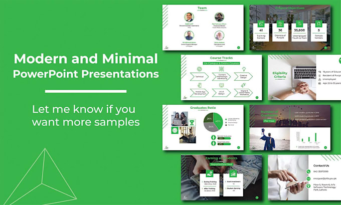 Gig Preview - Design business presentation powerpoint template pitch deck and google slides