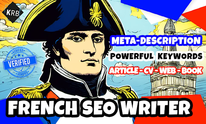 Gig Preview - Write a SEO content, article, cv, page in french