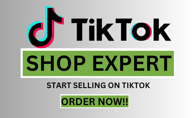 Gig Preview - Setup tiktok shop tiktok shop marketing, manage tiktok shop