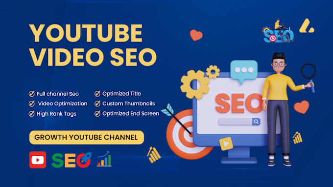 Gig Preview - Do your youtube video SEO for top ranking