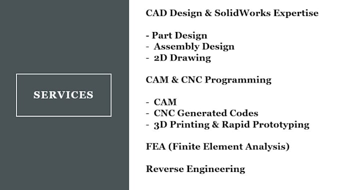 Gig Preview - Design 3d models and 2d drawings using solidworks