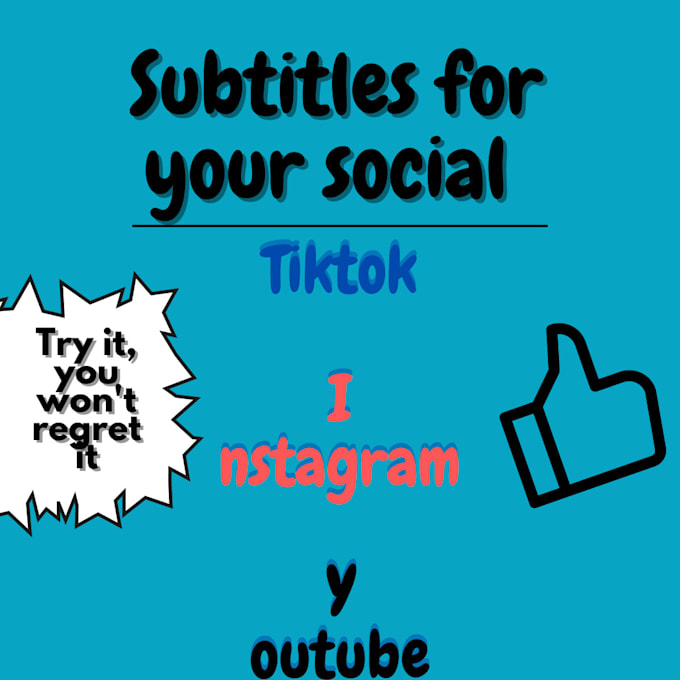 Gig Preview - Subtitle your shorts, reels and tik toks