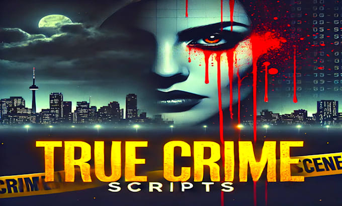 Gig Preview - Write your true crime script podcast script true crime article and blog